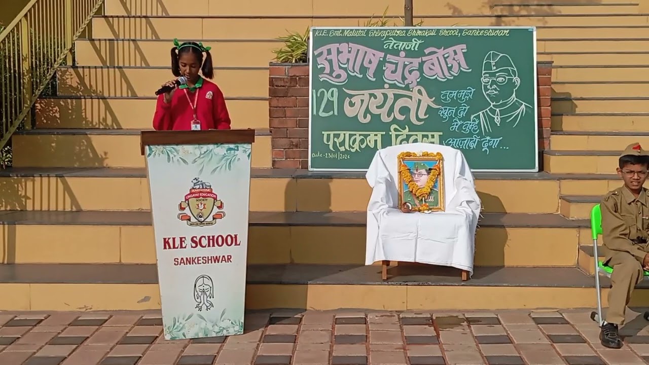 Parakram Diwas @KLE Smt. Malutai Shivaputra Shirakoli School, Sankeshwar