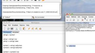 Famous Tutorial: VisualWorks Core Libraries - Strings and Symbols Wealth