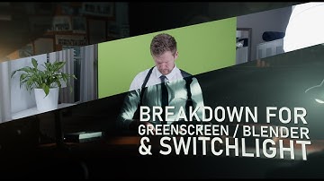 Greenscreen / Blender / Switchlight Breakdown #blendertutorial #compositing #greenscreen #blender