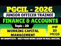 Working Capital Management MCQS | PGCIL Finance & Accounts 2026 | PGCIL Finance & Accounts MCQS PDF