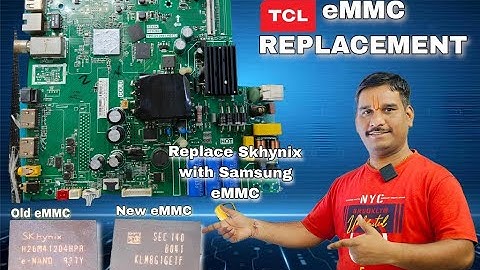 TCL RT2841 eMMC Replacement SKhynix with Samsung