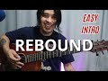 Rebound easy fingerpicking of intro &#39;guitar tutorial&#39; - Silent Sanctuary