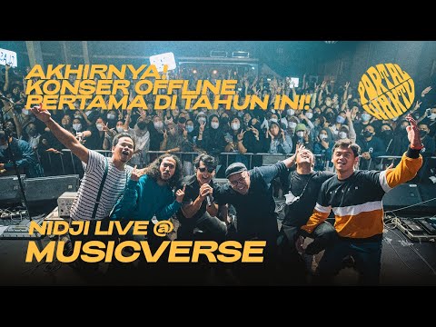 AKHIRNYA NIDJI KONSER OFFLINE LAGI! Live at Musicverse 2022 (Half-Full Set List)