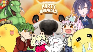 【PartyAnimals】全力で殴れるメンバーでボコボココラボ！【翁とかげ視点】