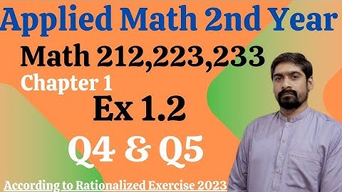 DAE Applied Math 212, 223, 233 - Unit 1 Ex 1.2 - Evaluate Limits | Calculus Insights