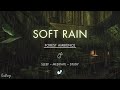 Soft rain on forest cabin  no ads  soothing rain sounds for sleeping