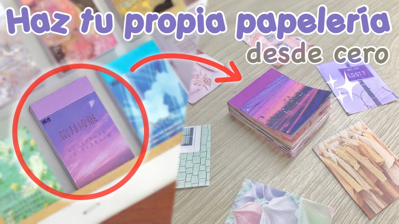 CREA TU PROPIA PAPELERIA BONITA!! 10 IDEAS FACILES CASERAS - Tutoriales  Belen