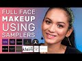 Full Face Makeup Using Free Samples! | First Impressions and Review| Aubrey Amian