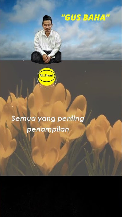 GUS BAHA ||Akhir Zaman#ngaji1menit#storywa#gusbaha#ajitivasi#shorts