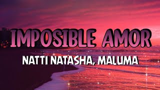 Imposible Amor (Karaoke) - Natti Natasha, Maluma