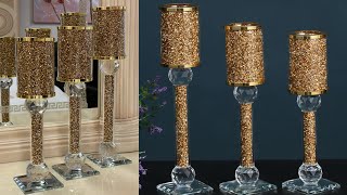 Amazing Christmas gift DIY dollar tree candleholders. DIY CHRISTMAS GIFT