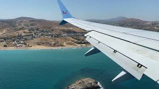 4K - Heraklion Int'l Airport 🇬🇷 Runway 27 Final Approach and Landing, TUI Boeing 737 MAX 8