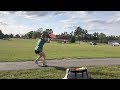 Woman shows off incredible frisbee trickshots