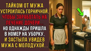 Зашла в номер с тряпкой… и застыла  на кровати был её муж с молодухой