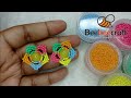 Tutorial flor multicolor en mostacillas (video colaboración con BEEBEECRAFT.COM)