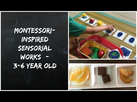 Video: Games For Sensory Development Of Children 3-5 Years Old According To The Montessori Method