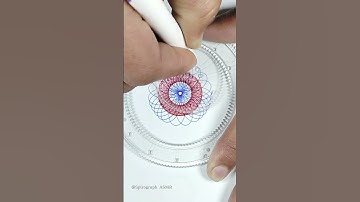 Beautiful Spirograph Pattern #spirograph #satisfying #asmr #pattern #spirographshr #art #foryou #fyp