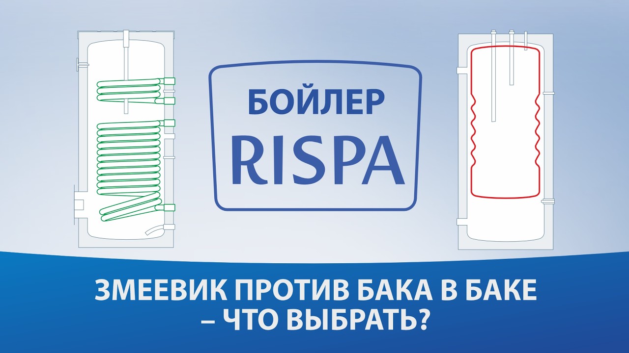 Бойлер Rispa: змеевик против бака в баке – что выбрать?