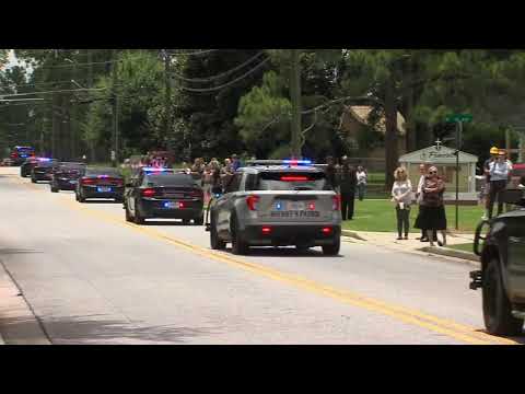 WATCH LIVE: Procession to Crisp County Middle School for fallen deputy