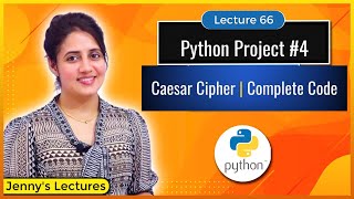 Python Project for beginners #4| Caesar Cipher - Complete Code | Python for Beginners #lec66 screenshot 5