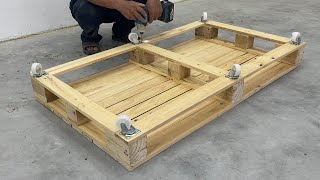 Amazing Woodworking Design Ideas With Pallets Anyone Can Do - Building A Fish Tank Combination Table