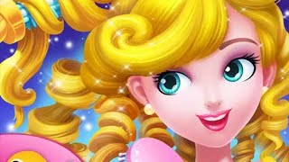 sweet princess hair salon game for girls|android gameplay|fashion show|gamin screenshot 4