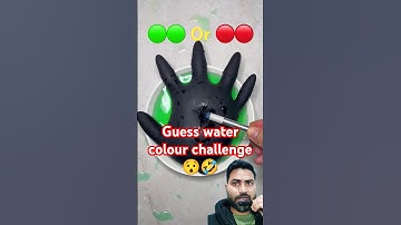 Guess the water colour game #satisfying #games #guessinggame #shortvideo #colour #colourgametricks