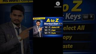 A to Z Shortcut Keys| MS office World |#2026 #technova 24