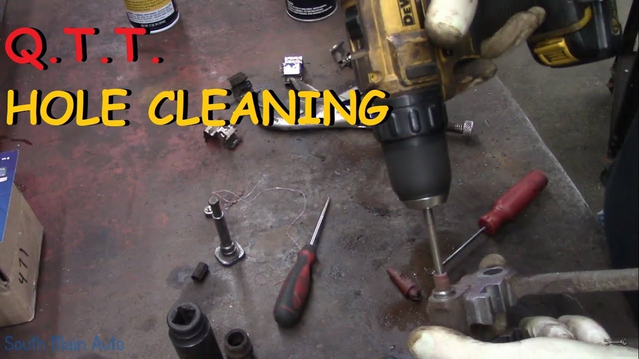 Quick Tip Tuesday Blind Hole Cleaning YouTube