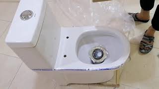 كيفيه تركيب كراسي المرحاض الملتصق (WC)