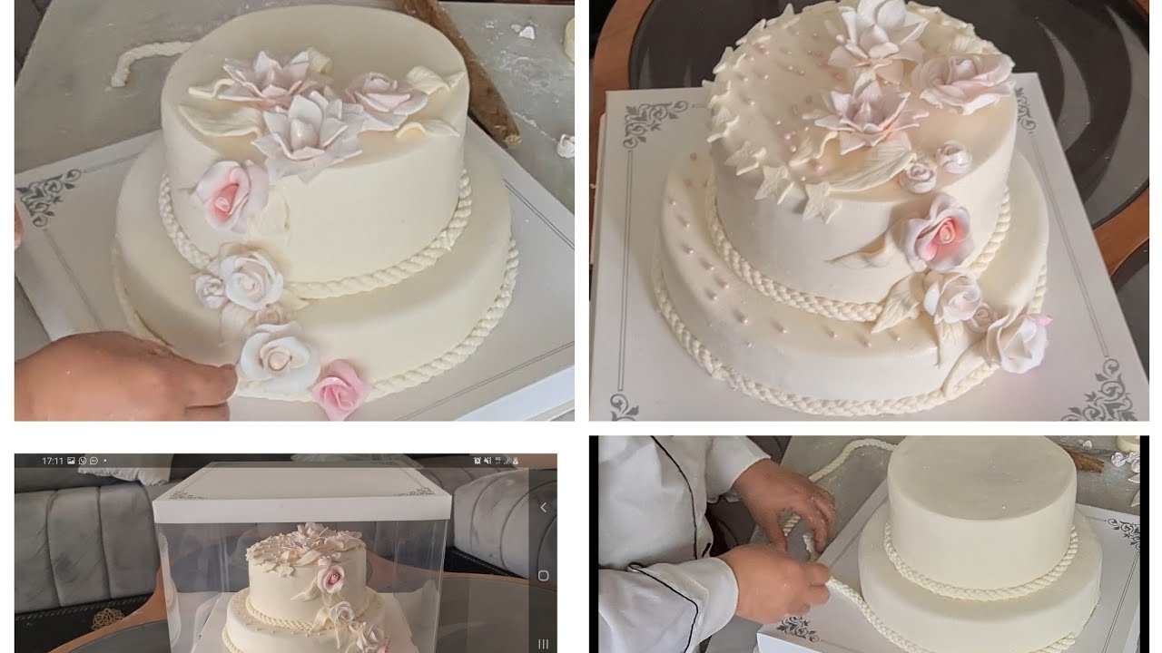 بطريقة مبسطة وتقنيات سهلة صنع حلوة الخطوبة او الزفاف في بيتك بثمن مناسب