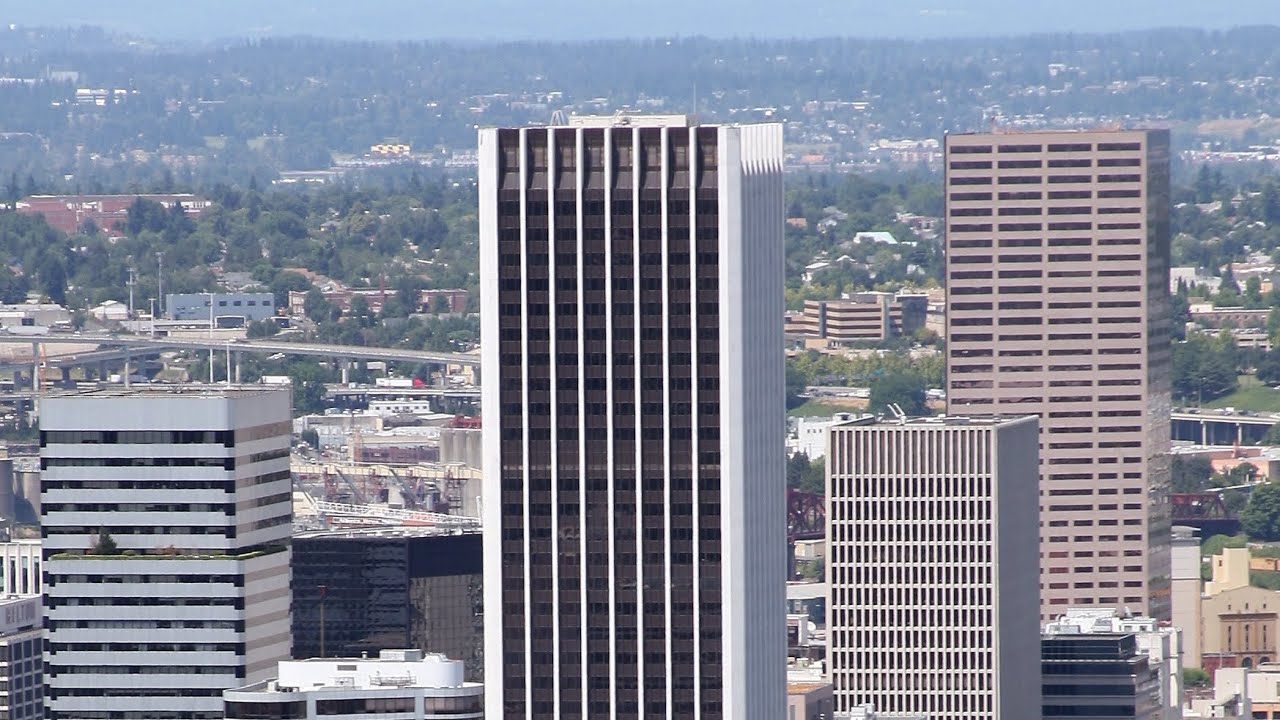 COOL! Schindler port elevators at Wells Fargo Center Portland, OR 