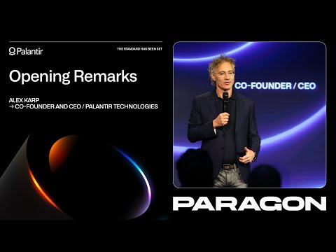 Alex Karp Opening Remarks | Paragon 2025
