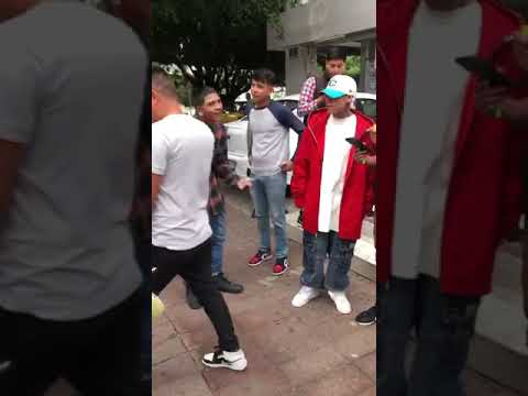 Luxier - rapeando con @SantaFeKlanOfficial #calle #hiphop