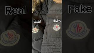 Real vs Fake Moncler jacket🔎 #luxury #review #realvsfake