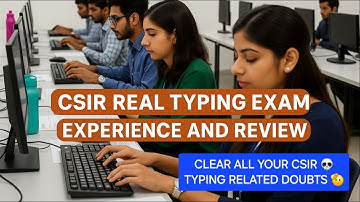 🚨CSIR REAL TYPING EXAM REVIEW 🚨 #csiriip #csircrri #csirtypingtest #csirskilltest #review #csir
