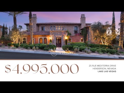 25 Rue Mediterra Drive, Henderson, NV home video tour