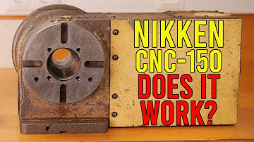 I bought an old CNC rotary table -  Nikken CNC150 Ep.1 || RotarySMP