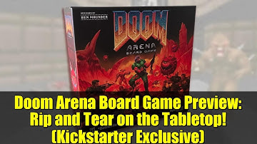 Doom Arena Board Game Preview: Rip and Tear on the Tabletop! (Kickstarter Exclusive)