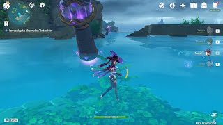 Using Mona to dash but she loves to swim normally instead...