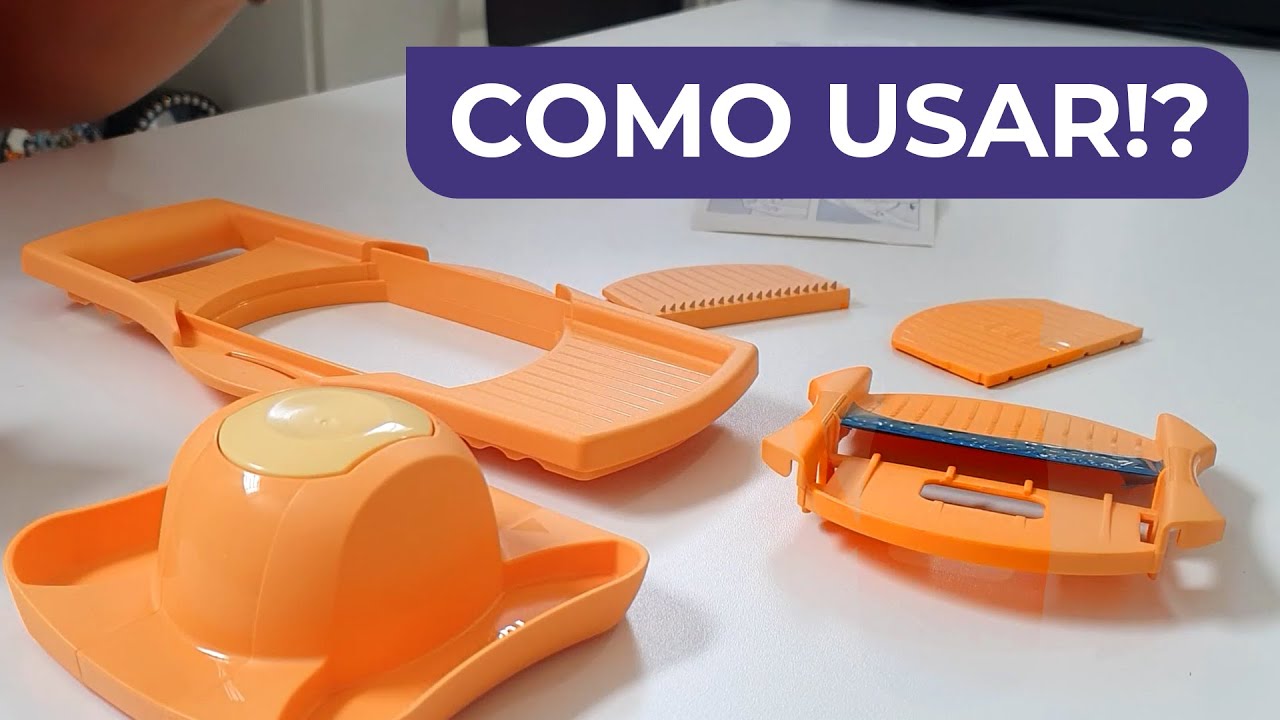 Fatiador Tupperware Laranja Importado - Como Usar