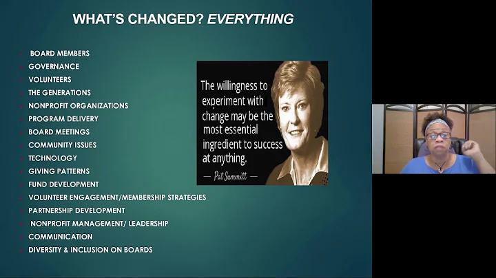 Vicki Floyd Clark: The Role of Boards and Staffing...