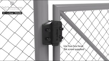 Swimming Pool Fence SECURIPOOL - Instruction Guide Install Hinges TrueClose D&D