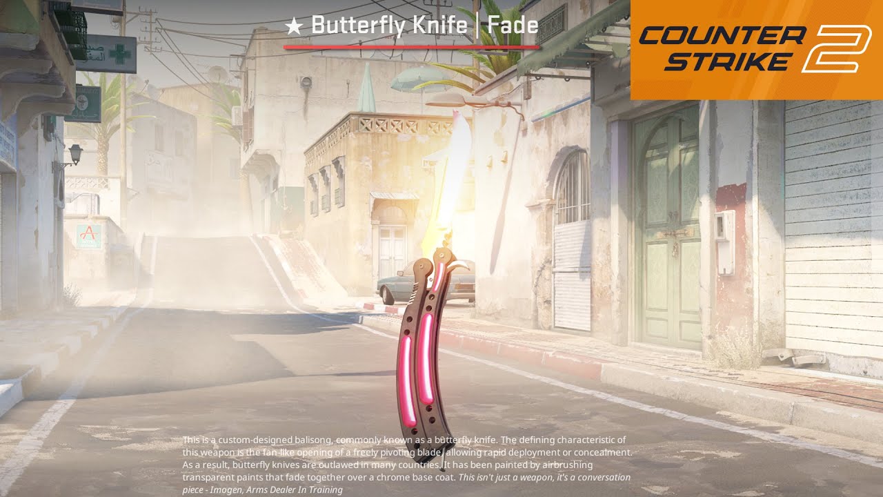 Couteau papillon Counter Strike Fade Upgrade - Counter-Strike
