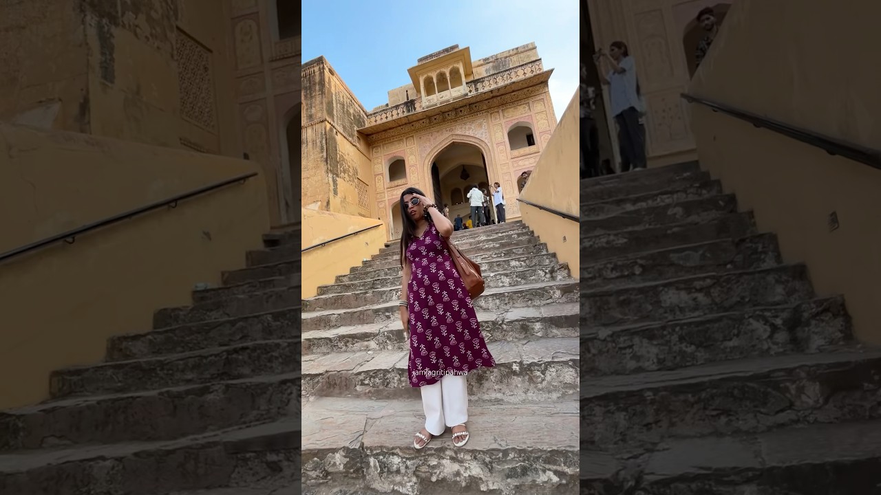 Got tired walking in Amer fort😵‍💫 