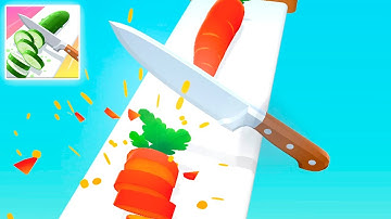 Perfect Slices - All levels gameplay Walkthrough. (IOS, Android) | Levels 1-5