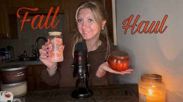 ASMR Whispered Hobby Lobby Fall Haul 🍂🎃 