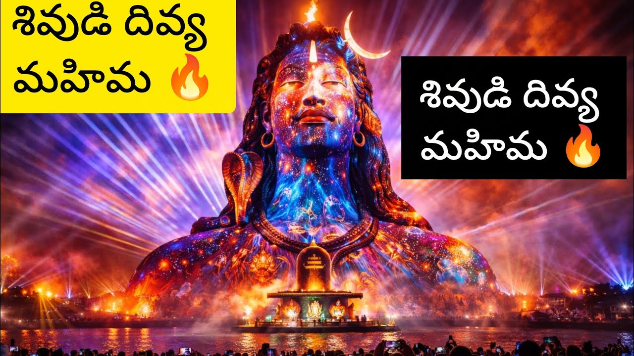 ఆదియోగి లైట్ షో 😱 | శివుడి దివ్య మహిమ  దర్శనం 🔥 Adhiyogi chikkaballapura statue 