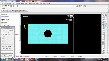 STRESS ANALYSIS OF A PLATE WITH CIRCULAR HOLE SIM LAB