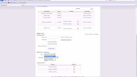 How to Install a Database in CPANEL and install wordpress